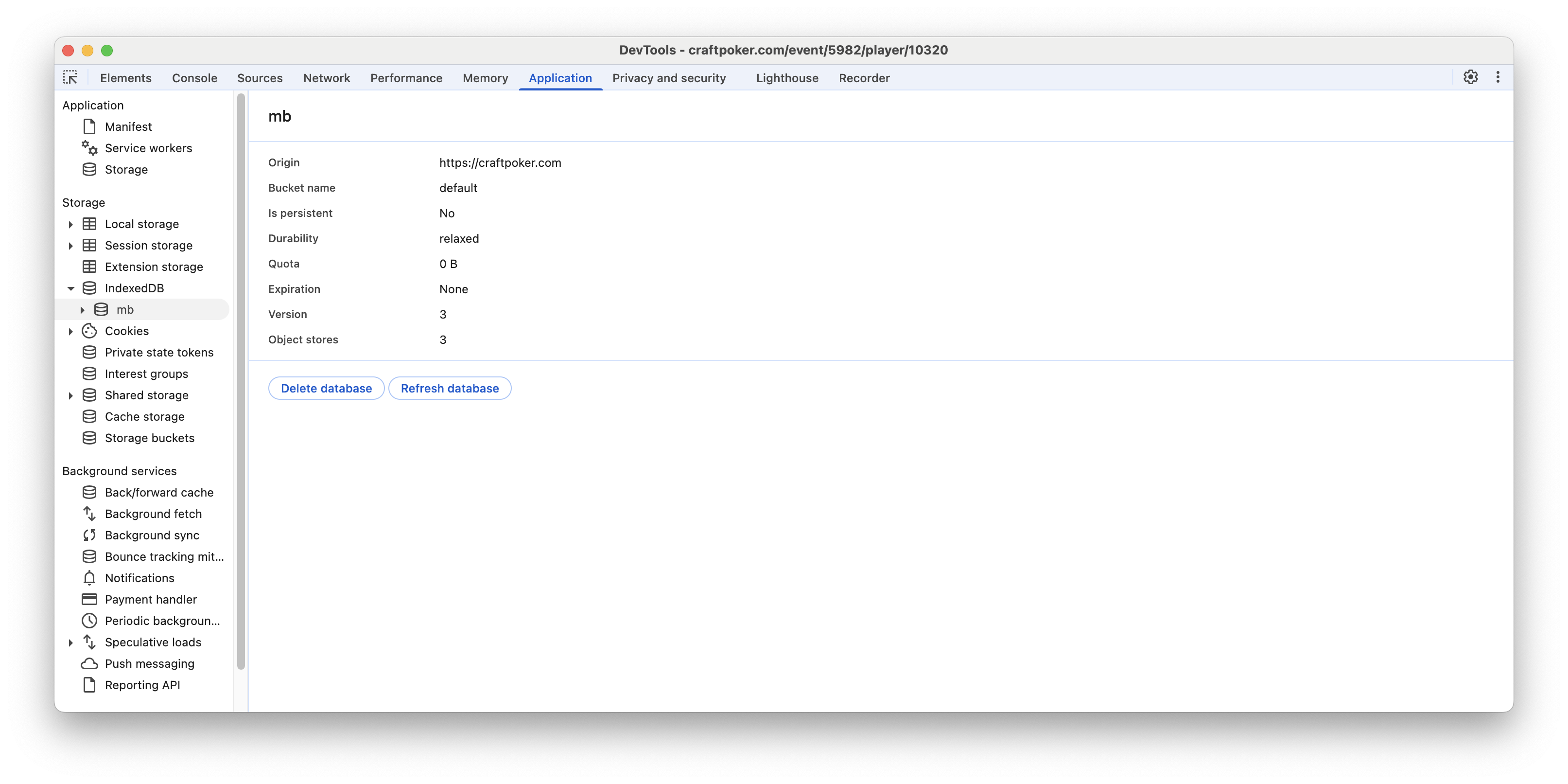 Screenshot of if DevTools Window
